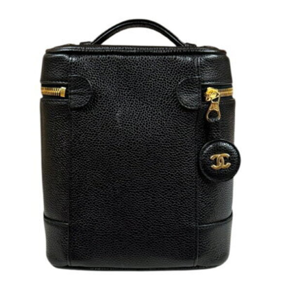 Chanel Vanity Handbag Caviar Leather Black - Picture 3 of 8
